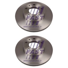 2x FAST BREMSSCHEIBEN 280mm BELÜFTET VORNE passend für CITROËN JUMPER FIAT