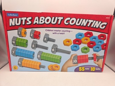 Lakeshore Learning ''Nuts About Counting'' Nuts And Bolts Counting Game Complete