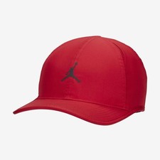 Size M/L Air Jordan Dri-Fit Red Unstructured Curved Bill Cap Hat Mens FN4675-687