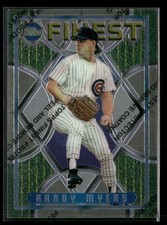 Randy Myers 1995 Finest #162 W/ Coating Chicago Cubs