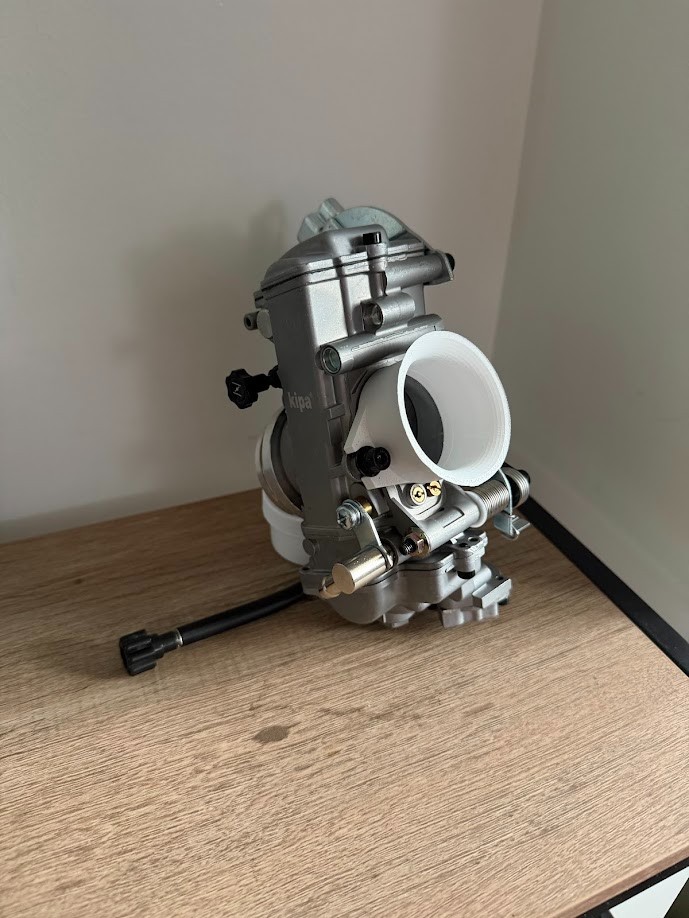 DRZ400 KIPA FCR39 Clone Carburetor Adapter Velocity Stack 3D
