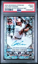 2024 BOWMAN STERLING ROOKIES AUTOGRAPHS  SPECKLE REFRACTOR /99 RC PSA 9