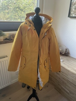 Schmuddelwedda Winterjacke Parka Gelb Gr XS