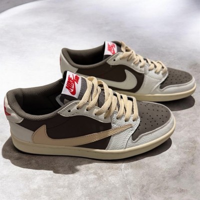Jordan 1 Low OG Travis Scott Reverse Mocha Brown White DM7866-162 US 8 EU 41