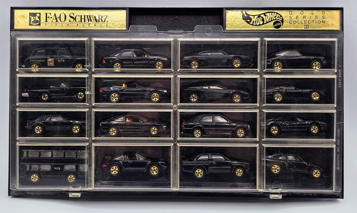 ホットウィール FAO SCHWARZ ゴールドシリーズⅢ 限定品 Hot Wheels 1996 Gold Series Collection III 3, FAO Schwarz