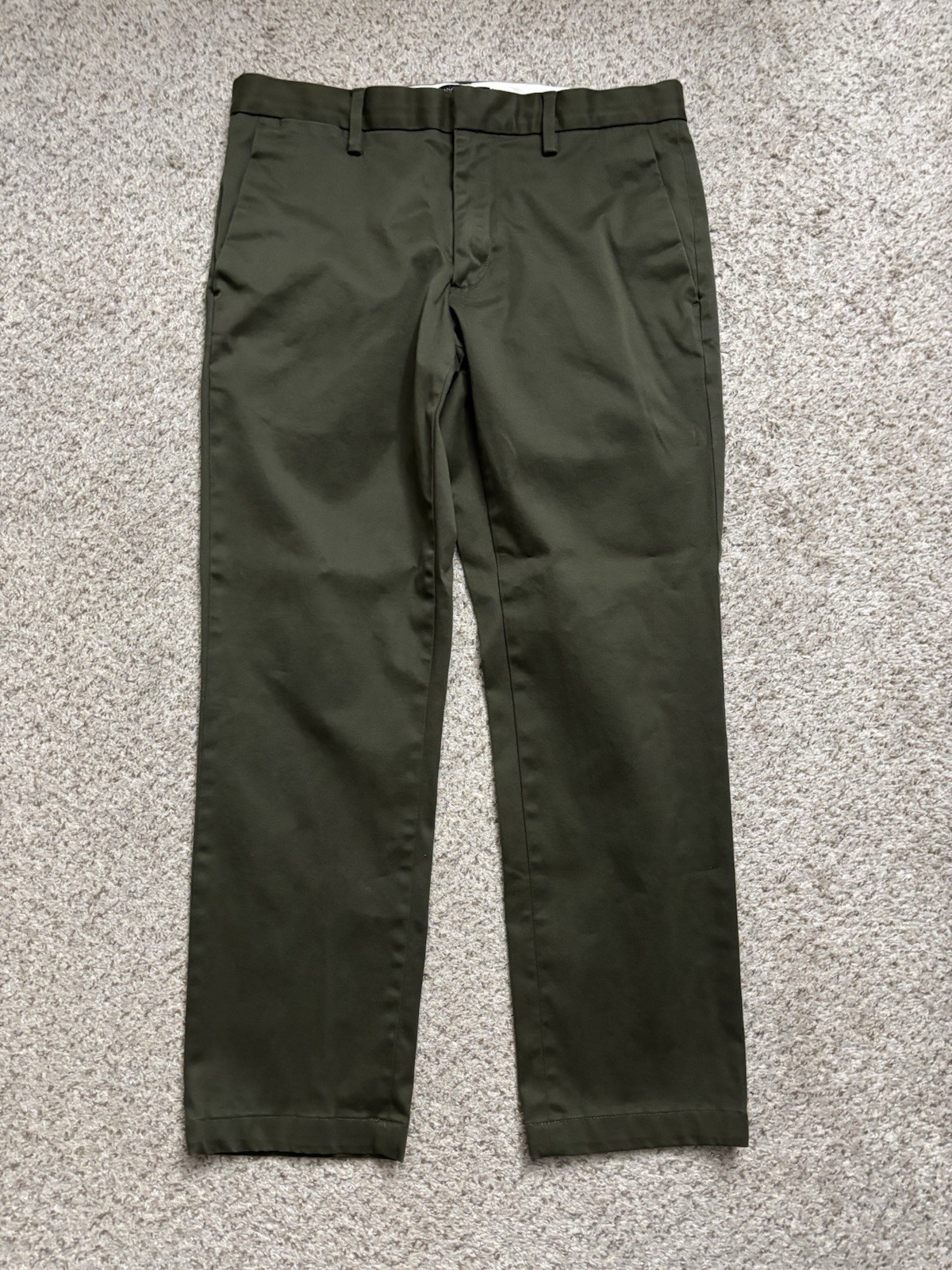 Banana Republic Pants Mens Size 31x27 Short Caper Green Aiden Slim Straight RMC