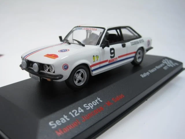1/43 Altaya Seat Sport 124 coupe sport Juncosa Rallye Vasco Navarro 1971 IXO - Imagen 2 de 3