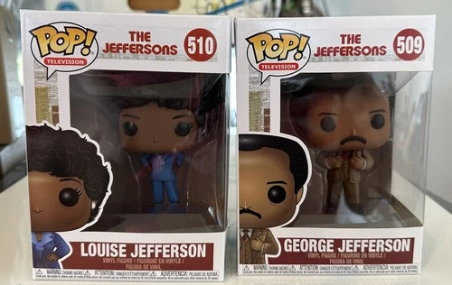 Funko Pop! Television: The Jeffersons - LOUISE #510 & GEORGE #509 JEFFERSON