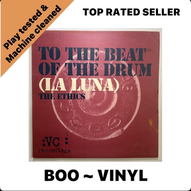 The Ethics - To The Beat Of The Drum (La Luna) - 1995 12” House Breakbeat EX/EX