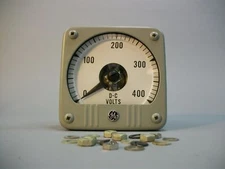 General Electric DC V Meter Mil-M-16034 MR49W400DCVVH 50-104013SCSC1 - NOS