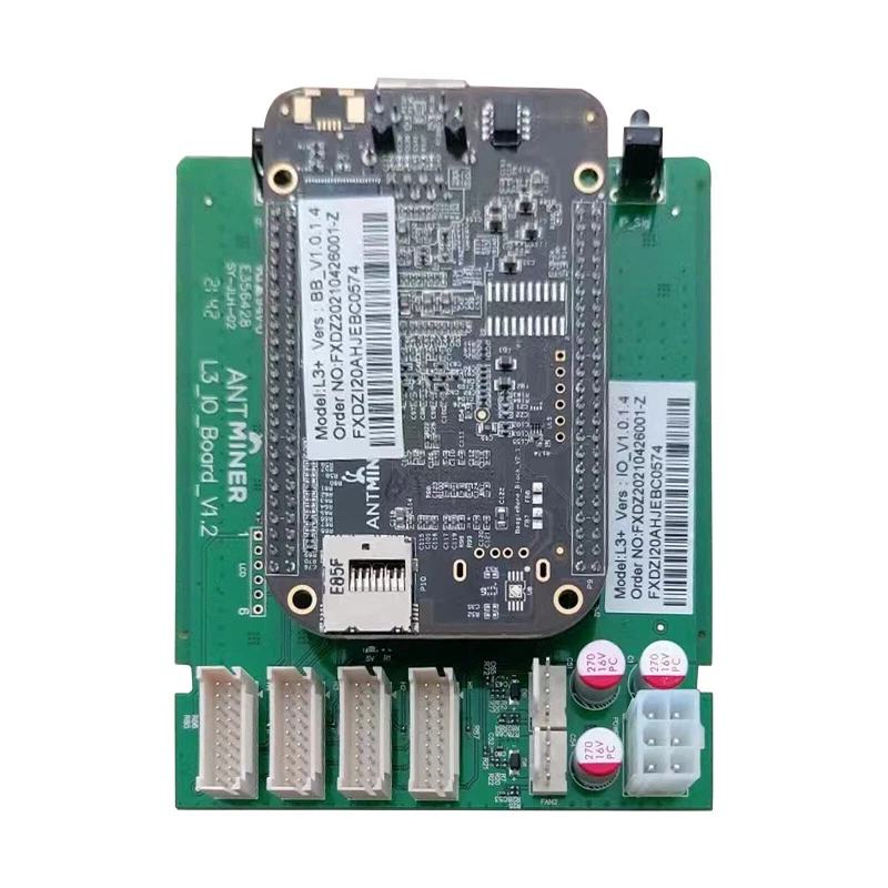 Bitmain Antminer L3+ A3 D3 Control Board Miner Dogecoin LTC L3_IO_Board_V1.2 US - Image 3 of 4