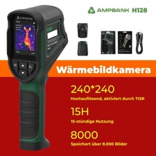 NUOVA AMPBANK H128 termocamera a infrarossi termocamera risoluzione IR 2,4" LCD