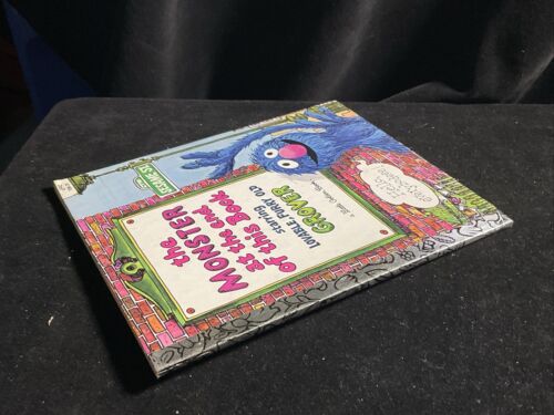 The Monster at the end of This Book Little Golden book LGB 1982 Sesame St Grover - Imagen 7 de 7