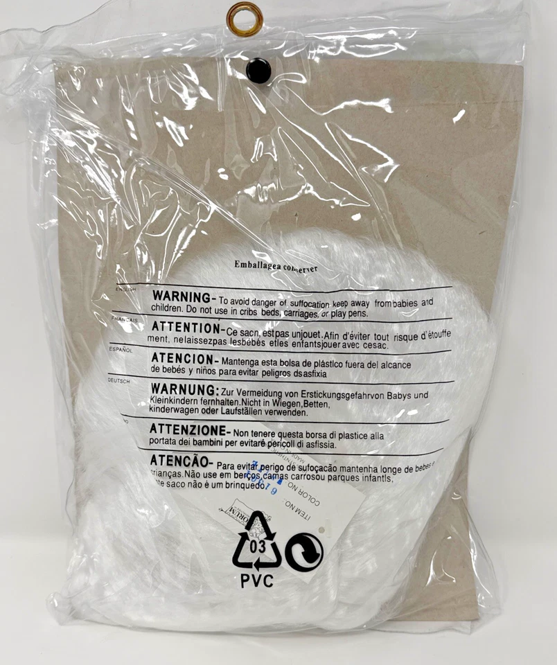 Mrs. Santa Claus Wig Christmas Fancy Dress Up Halloween Adult Costume Accessory - Image 2 of 3