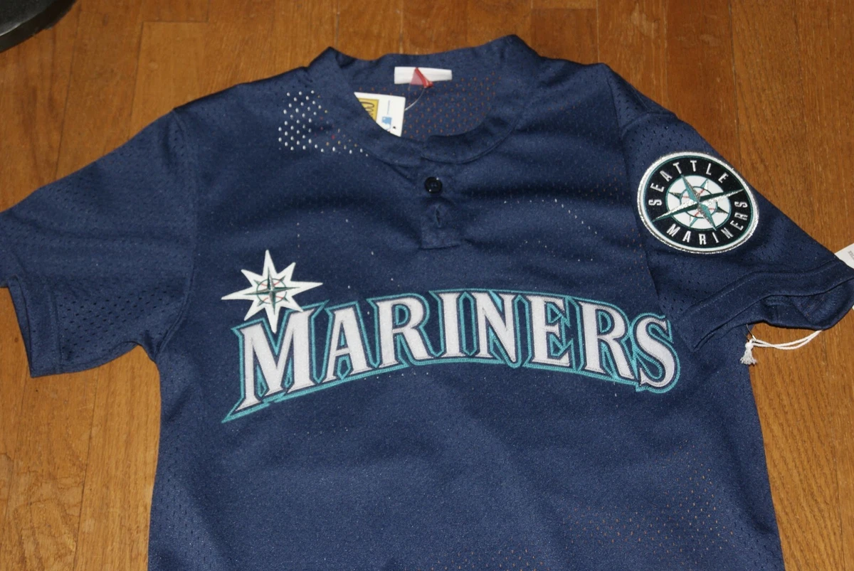 mitchell and ness mariners jersey