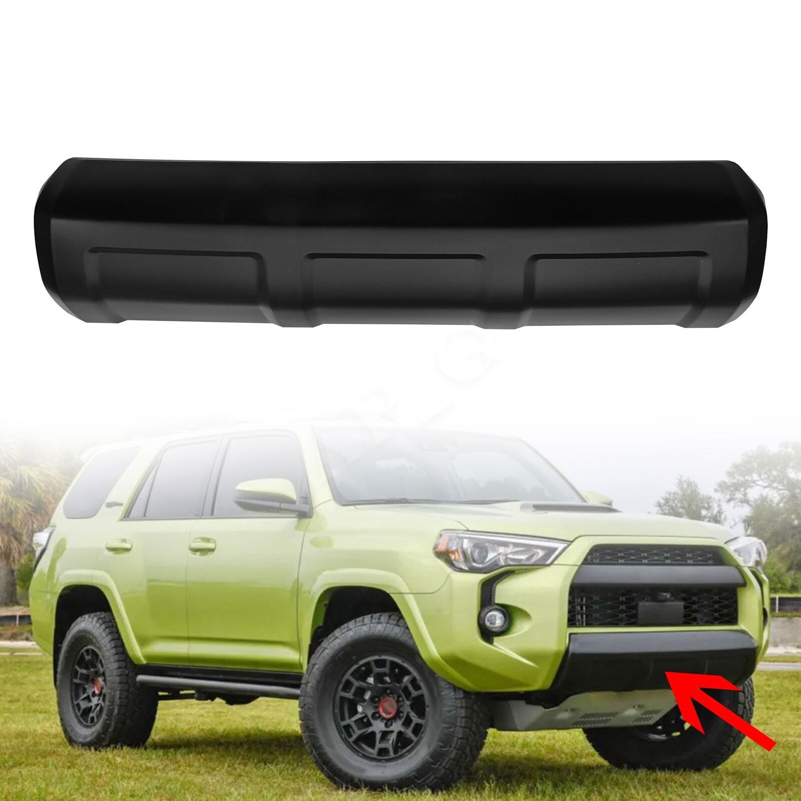 Front Valance Bumper Panel For Toyota 2014-2023 4Runner TRD Pro Off-Road