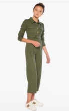 Bardot Junior Laurel Boiler Suit Size 10 Khaki Green New with Tags