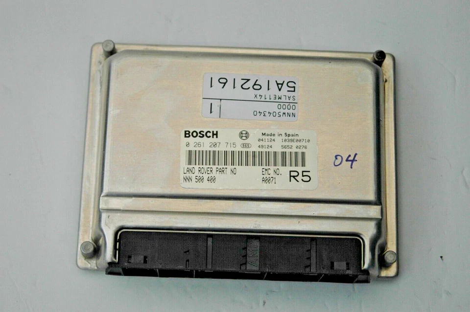 Land Rover Range Rover HSE 2004 unidad de control del motor ECU OEM 0261207715 Bosch Foto 2 de 4