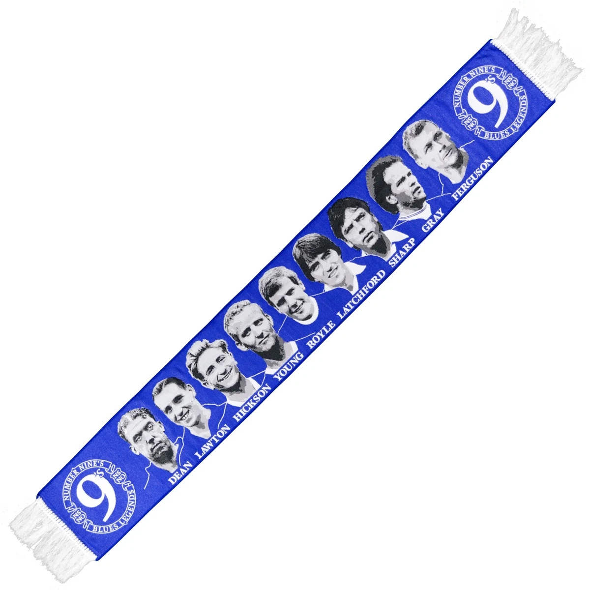Football scarf rare Everton vintage soccer scarves F.A. CUP FINAL 1986