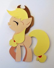 My Little Pony Apple Jack Paper Die Cut Scrapbook Embellishment