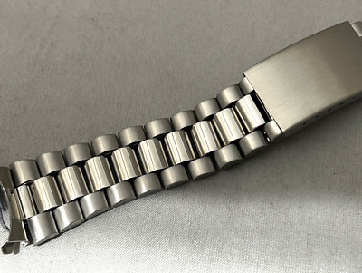 18 mm Watch Bracelet Oyster Style Stainless Steel Polished / Matte 6.5''  16.5cm