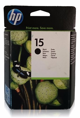 Original HP 15 C6615DE Black Tintenpatrone ungeöffnet (MHD 2011 - 2015)