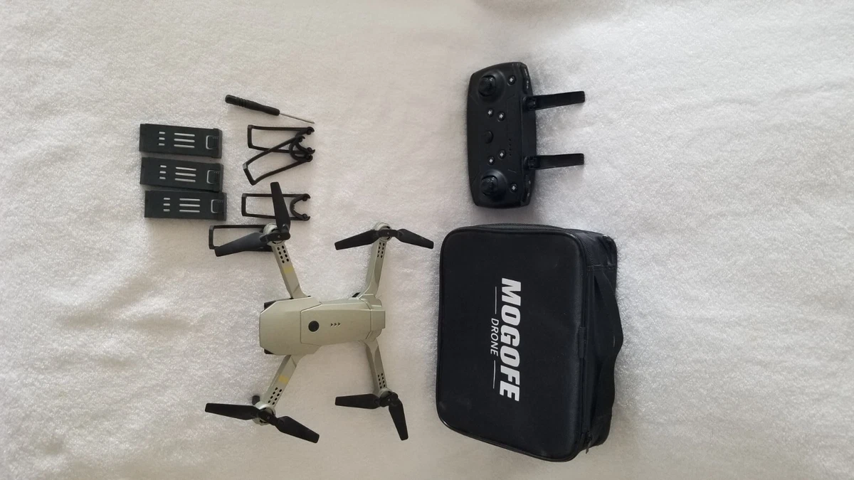 Mogofe Drone Mini Drone W Case Remote 4k Camera 4 Batt. gray eBay
