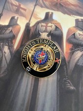Knights Templar "IN HOC SIGNO VINCES" Enamel Pin Badge