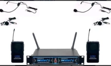 VocoPro 4 Channel, UHF/DSP Hybrid, W/Bp/Lava Car Mount - HYBRIDQUADB1, Black