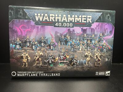 Warhammer 40K Thousand Sons Wrapflame Thrallband battleforce NIB
