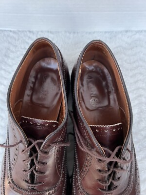 Alden 902 Dark Brown Calfskin Wing Tip Bal