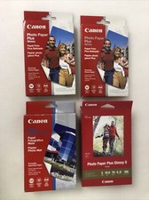 2 Canon Photo Paper Plus Glossy 50 Shs Glossy II 100 Shs Matte 120 Sheets