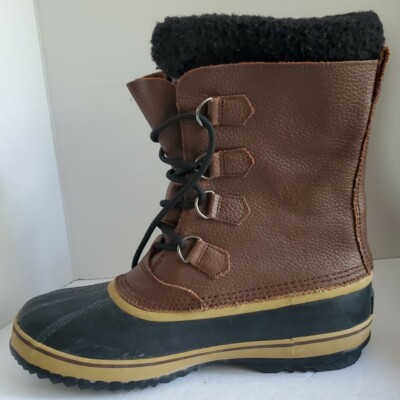 Sorel NM1439-200 Waterproof Snow Duck Rubber/Leather Boots Men\'s Size 14 Brown Sorel NM1439-200 Waterproof Snow Duck Rubber/Leather Boots  main image 2