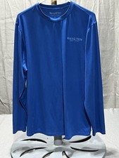 Hang Ten UV Protection Long Sleeve T Blue Mens Size L