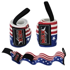 MRX Weight Lifting Wraps Gym Workout Training Weightlifting Wrist Support Straps