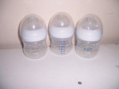 Avent baby bottle 4 oz lot   lotgrey bag