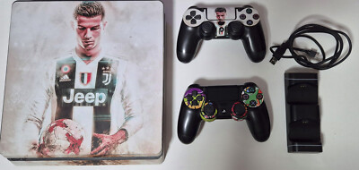     Sony PS4 slim konsole Jet Black / 1 TB / + 10 Top Spiele     