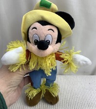 Walt Disney World Scarecrow Mickey 9 Inch Plush