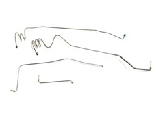 Galfan Coat Front Brake Line Kit, 4pc 1973-80 Chevy/GMC K10/K15/Jimmy/Blazer 4wd