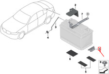 Rail de serrage de batterie BMW 3 G20 61216832664 NEUF ORIGINAL