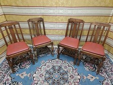 QUATTRO SEDIE IN ROVERE EPOCA 900