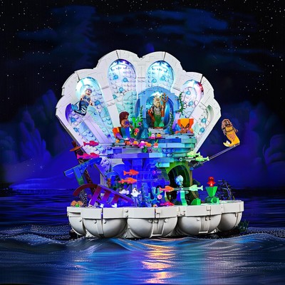 BRICKSHINING LED Lighting Compatible with Lego The Little Mermaid Royal Clams...