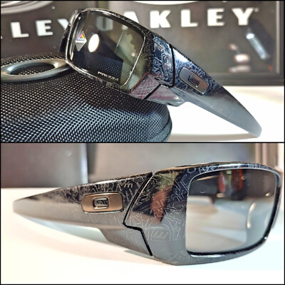 Oakley Gascan ~ Polished Ghost text w PRIZM  Black lenses & Clam Case + USA Bag