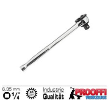 Umschalt Knarre Ratschen Schlüssel Industrie Ratsche 1/4" mit Drehteller C8425