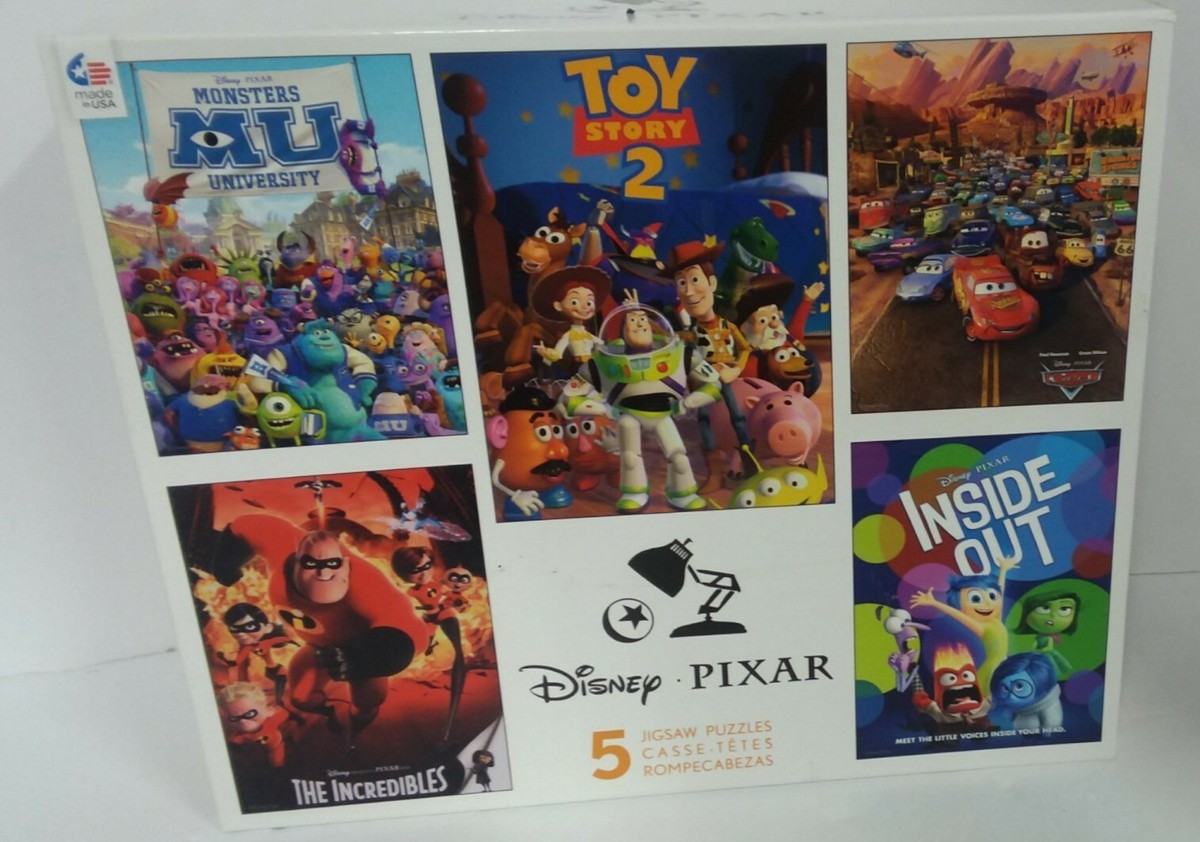 Disney Pixar Jigsaw Puzzles Monsters Inc Cars Toy Story
