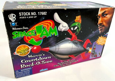 NEW NOS 1996 SPACE JAM Playmates Marvins Countdown Rock-O-Tron