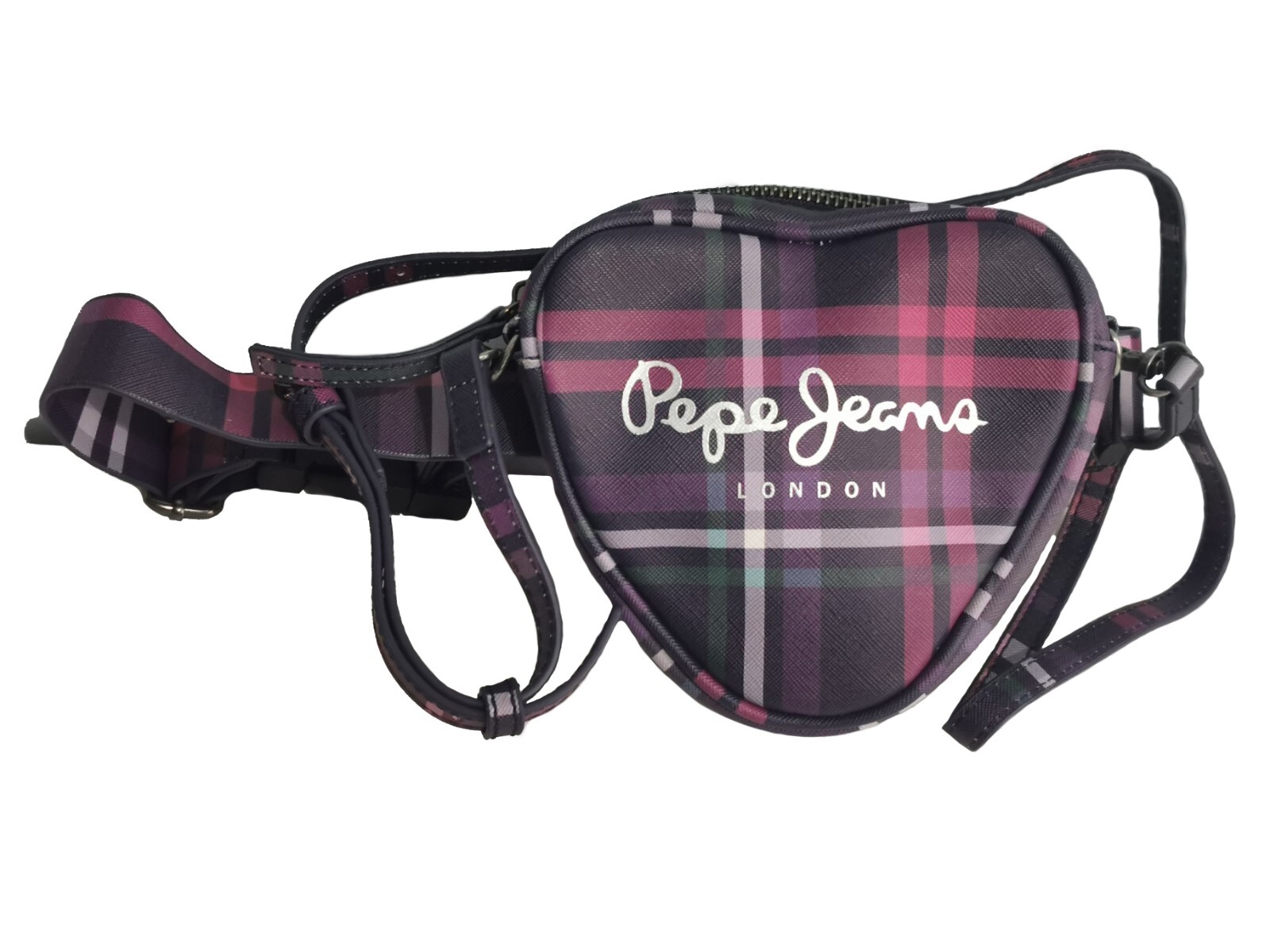 Pepe Jeans Girls' Check Junior Waist bag, Multicolour, PG030312