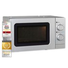 Exquisit Mikrowelle WP 700 J17-3 si | Unterbau | 700 Watt | Drehteller 25,5cm