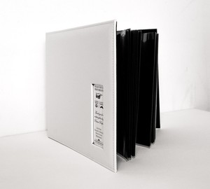 photo booth scrapbook 12x12 white leather photo booth album 25 photo album black pages