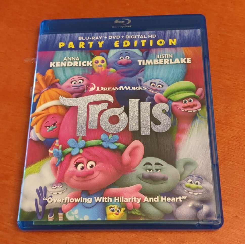 Trolls blu-ray Anna Kendrick Justin Timberlake Mike Mitchell Erica